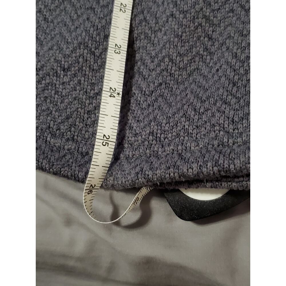 Columbia Women’s L Gray Textured Fleece Pullover 1/4 Snap Long Sleeve Cozy Warm - Picture 6 of 12
